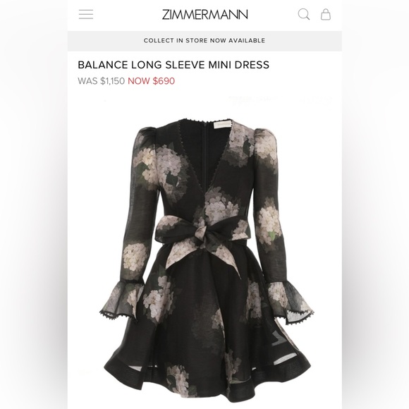 knee length dresses for ladies Lucy Black Long Sleeve Mini Dress - US 18